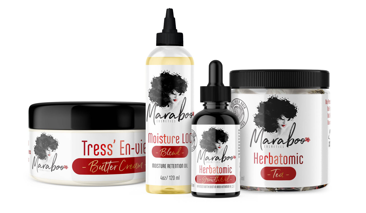 Strength and Moisture Collection - Maraboo Cosmetics 